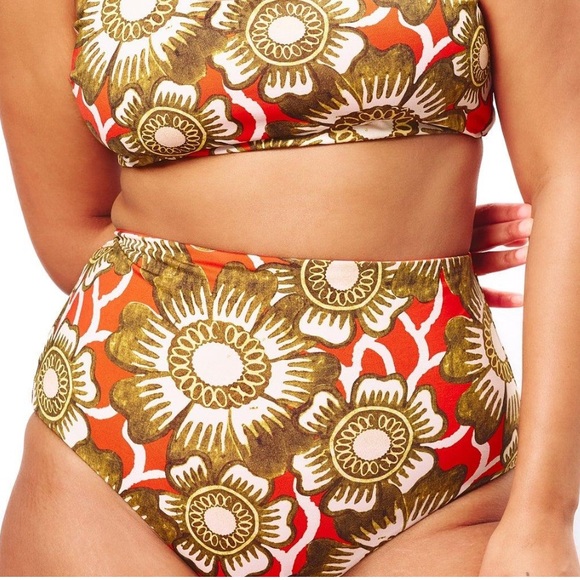 NWT Mara Hoffman Lydia Bikini Poppy Multi 3X - Picture 1 of 10